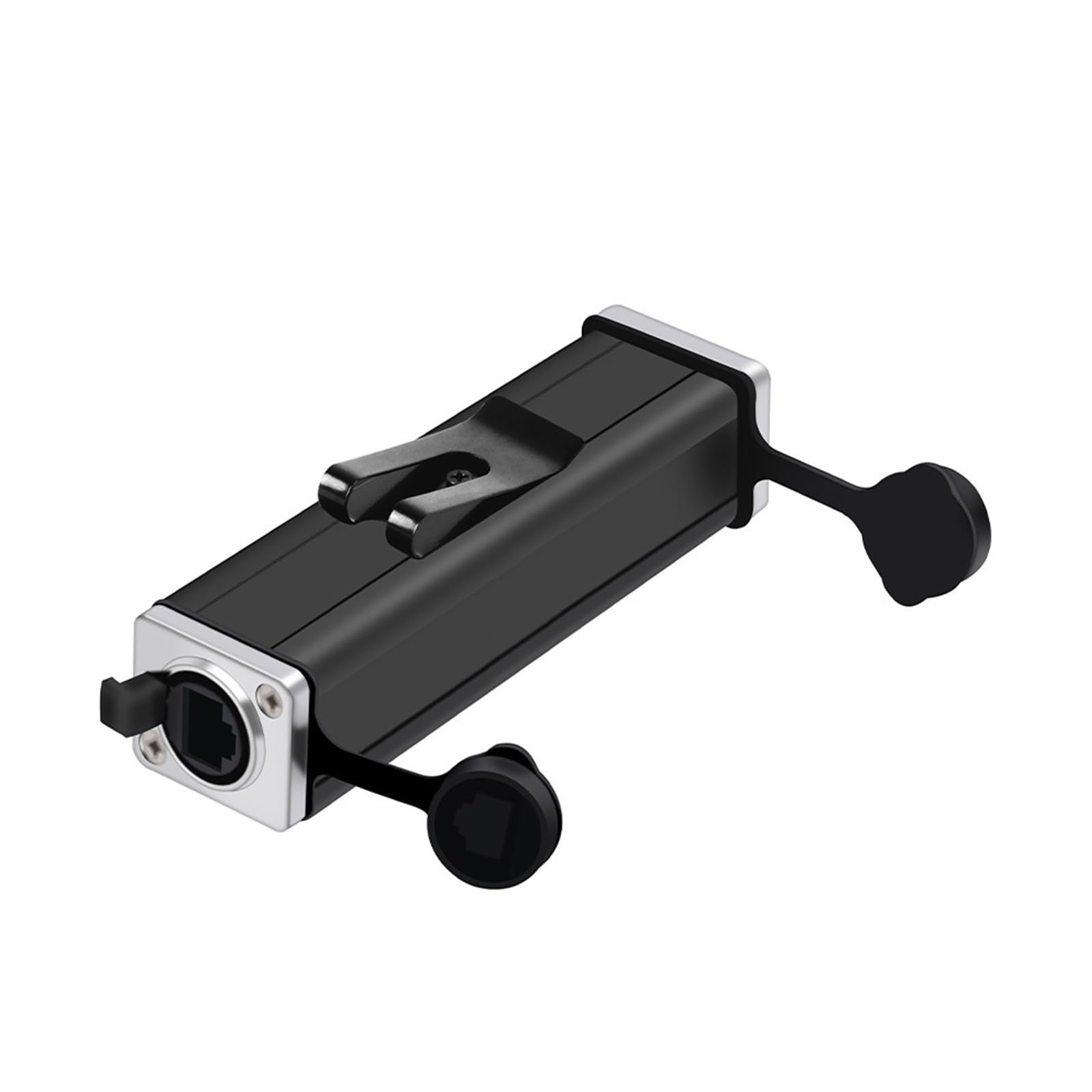 Złącze sieciowe Ethernet RJ45 Gniazda do montażu na panelu żeńskim 1 szt. (Metal-90 mm)