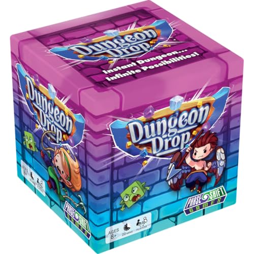 Dungeon Drop juego de mesa Fantasy 1-4 jugadores 8+ miniatura 1