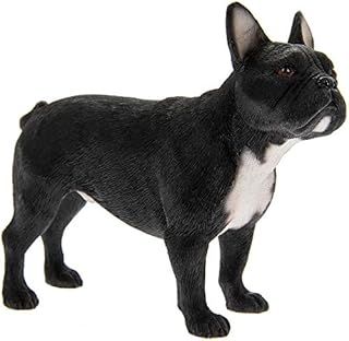 Leonardo Collection French Bulldog Ornament Dog, Stone, Black, 12 x 4 x 10 cm