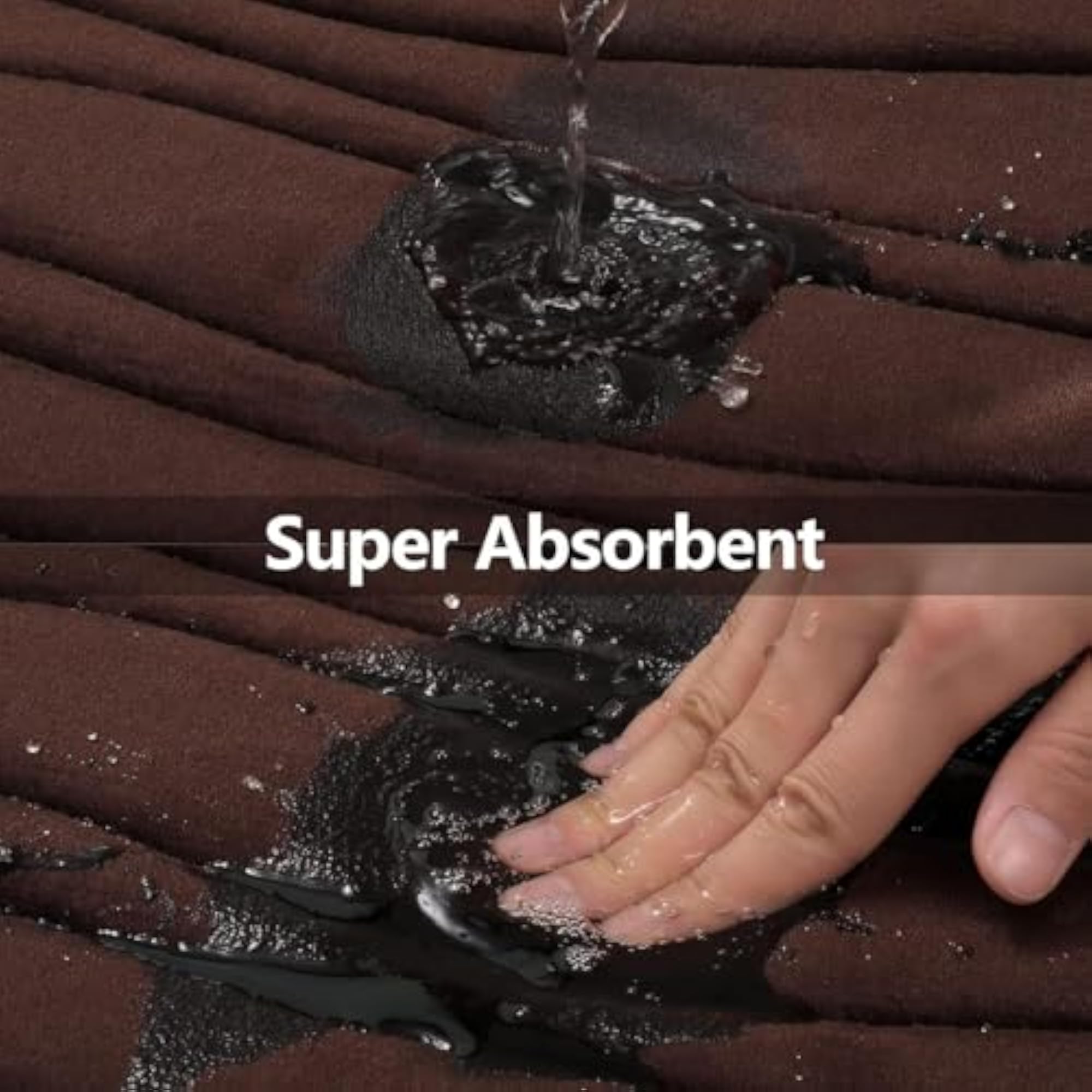 Nonslip Bathroom Bath Mats, Stylish Doormat Water Absorbent