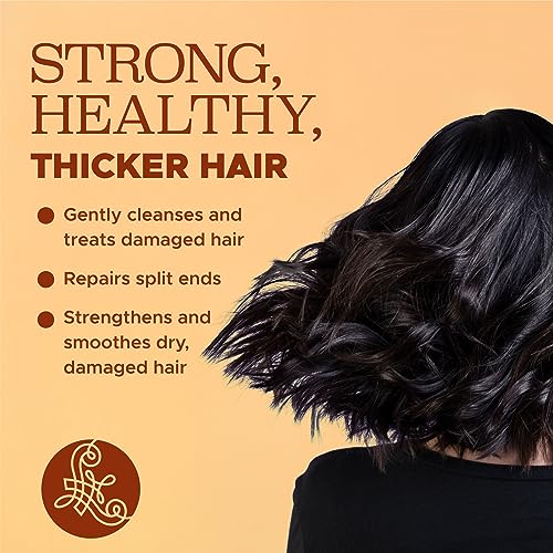Image of Luseta Volumizing Shampoo and Conditioner Set for Thin Fine Hair - Thickening & Plumping with Turmeric & Collagen, Lightweight Body Building for Flat Limp Hair, Sulfate-Free (2 x 16.9oz)