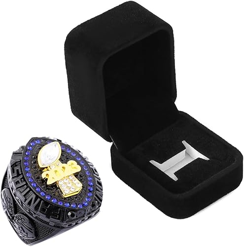 Anillo de trofeo de campeonato de fútbol de fantasía 2023 Premio de anillo de premio Deporte MVP Ganador del Campeón de la Liga FFL (Talla 9 con