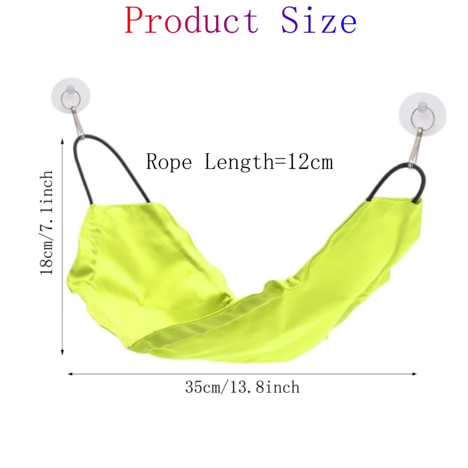 Yunmoxiao Reptology Lizard Hammock with Suction Cups, Bearded Dragon Hammock Bed - Image 2