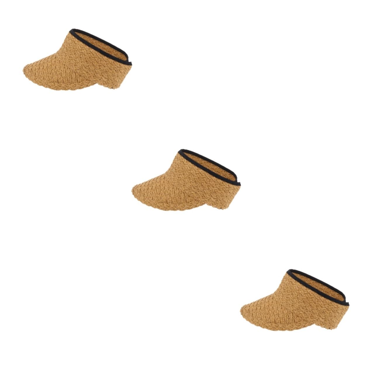 CALLARON leerer Zylinder für Schirmmütze groß Kappe Sonnenhut faltbar Männer strandloege gartenhüte Strohhut Visor Cap sonnenschutzmütze Stroh geflochtener Hut Sonnenschutzhut Khaki
