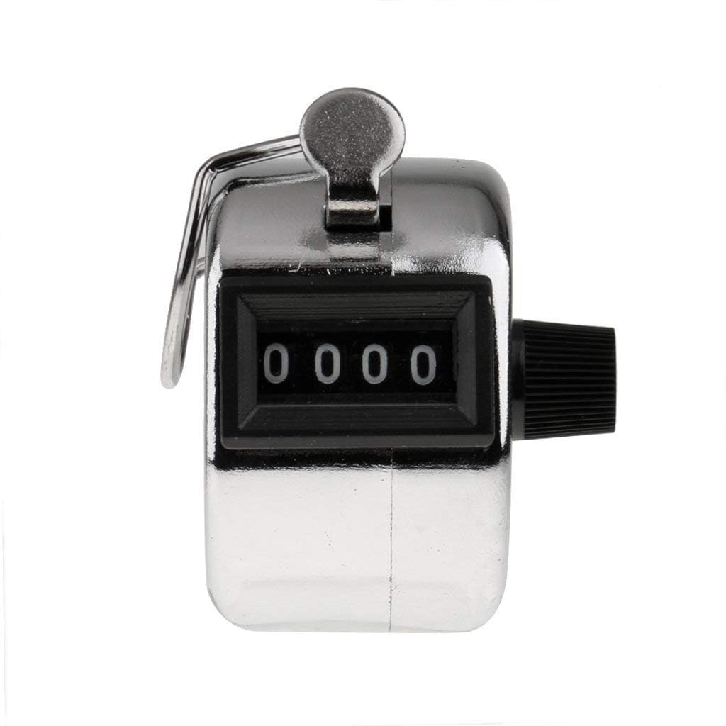 H.N.P ENTERPRISE Heavy Duty Hand Tally Counter, 4 Digit Number Lap Counter Manual Mechanical Clicker with Finger Ring - Silver (Steel) (B0DHZY5JDM) Amazon Price History, Amazon Price Tracker