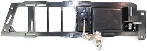 Miniatura 2 de KarParts360 Para Chevy C1500 - Manija de puerta interior delantera del lado del conductor negro 1988-1994  con botón de bloqueo de puerta  Recorte