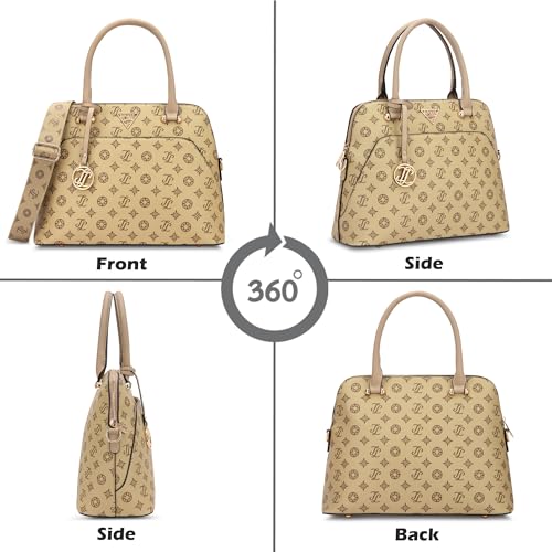 Image of Lavie Signature Women's Mono Ozerk Satchel Handbag for Women | Satchel Bag for Work | Ladies purse | Stylish Shoulder Bag | Gift For Women
