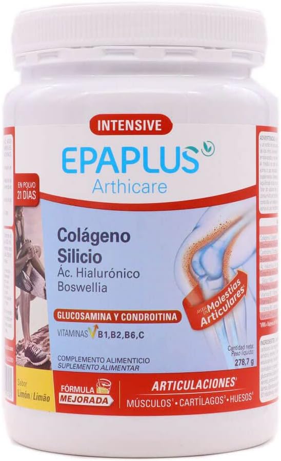 Collagen Glucosomine Chondroitine Silicon Hyaluronic Boswellia Limon Orange 284g
