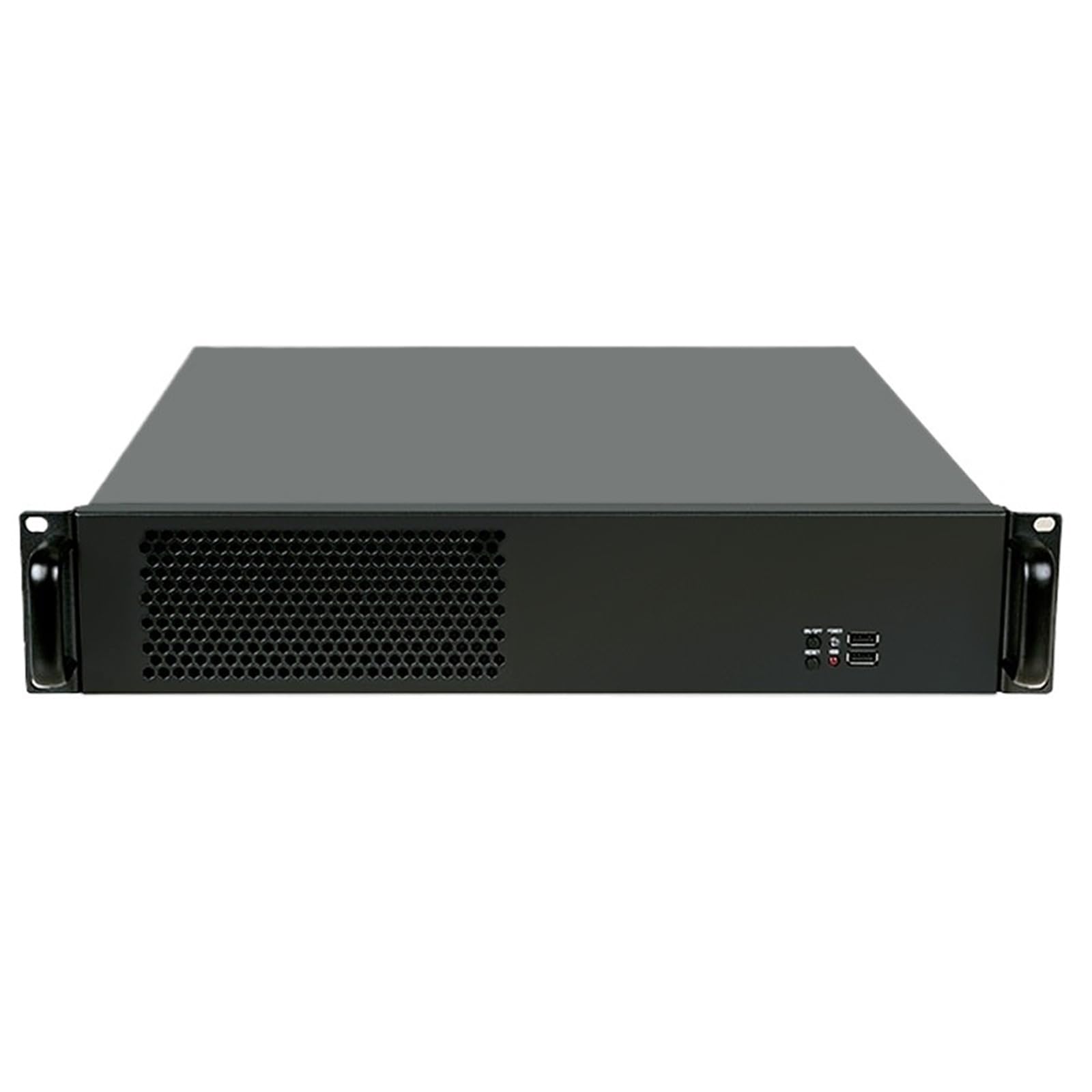 Compact 2U - Obudowa serwera stelażowego o głębokości 450 mm, Micro ATX IPC, krótkie podwozie przemysłowe
