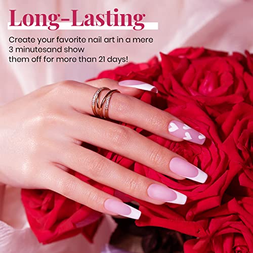 Beetles Pink Flamingo Gel Nail Polish Set #TOP15