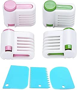 2PCS DIY Cake Slicer, Stratification Auxiliary, Bread Slice, Toast Cut, 5 Layers