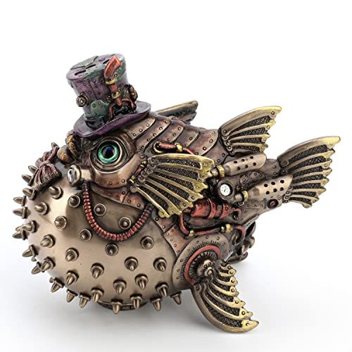 Estatua de Resina Verde Diseño Veronese 13 cm Steampunk miniatura 3