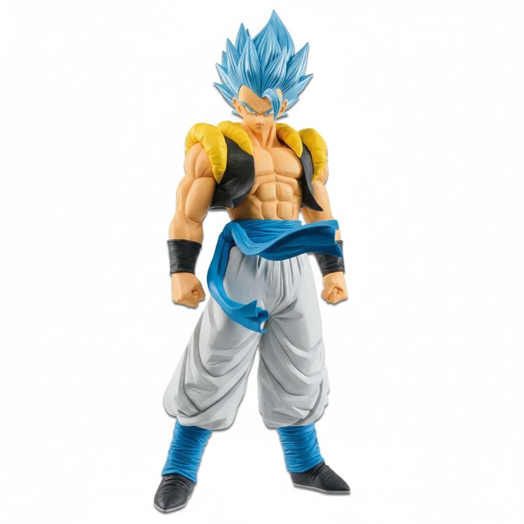 Unyks Star Gogeta Blue Action Figure Anime Collectible 17cm PVC Model with Stand | Dragon Ball Action Figure for Home Decor, Office Desk & Gifting | Multicolor (Gogeta 16Cm)