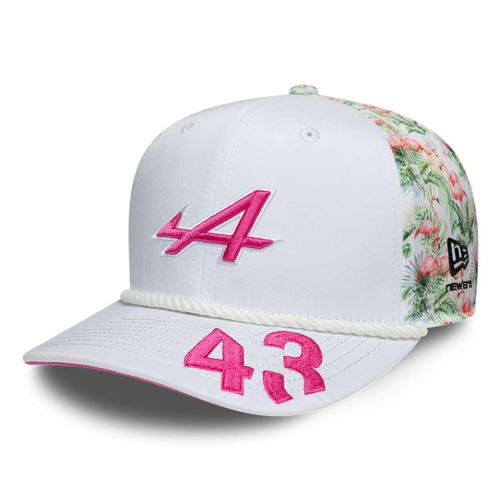 New Era Men's Pink-White 9Seventy Xx Miami Alpine Cap By