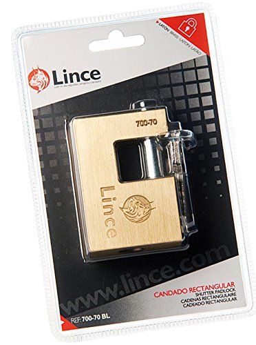 LINCE - Candado Laton Cierre Metalico Lince 90 Mm