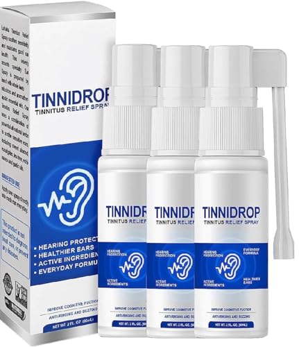 VZFIT Tinnitus Relief Spray,Earwax Cleaning Care Spray,Tinnitus Relief Device,Tinnitus Relief for Ringing Ears,Earwax Cleaning Care Spray for Relieves Tinnitus, Ear Back