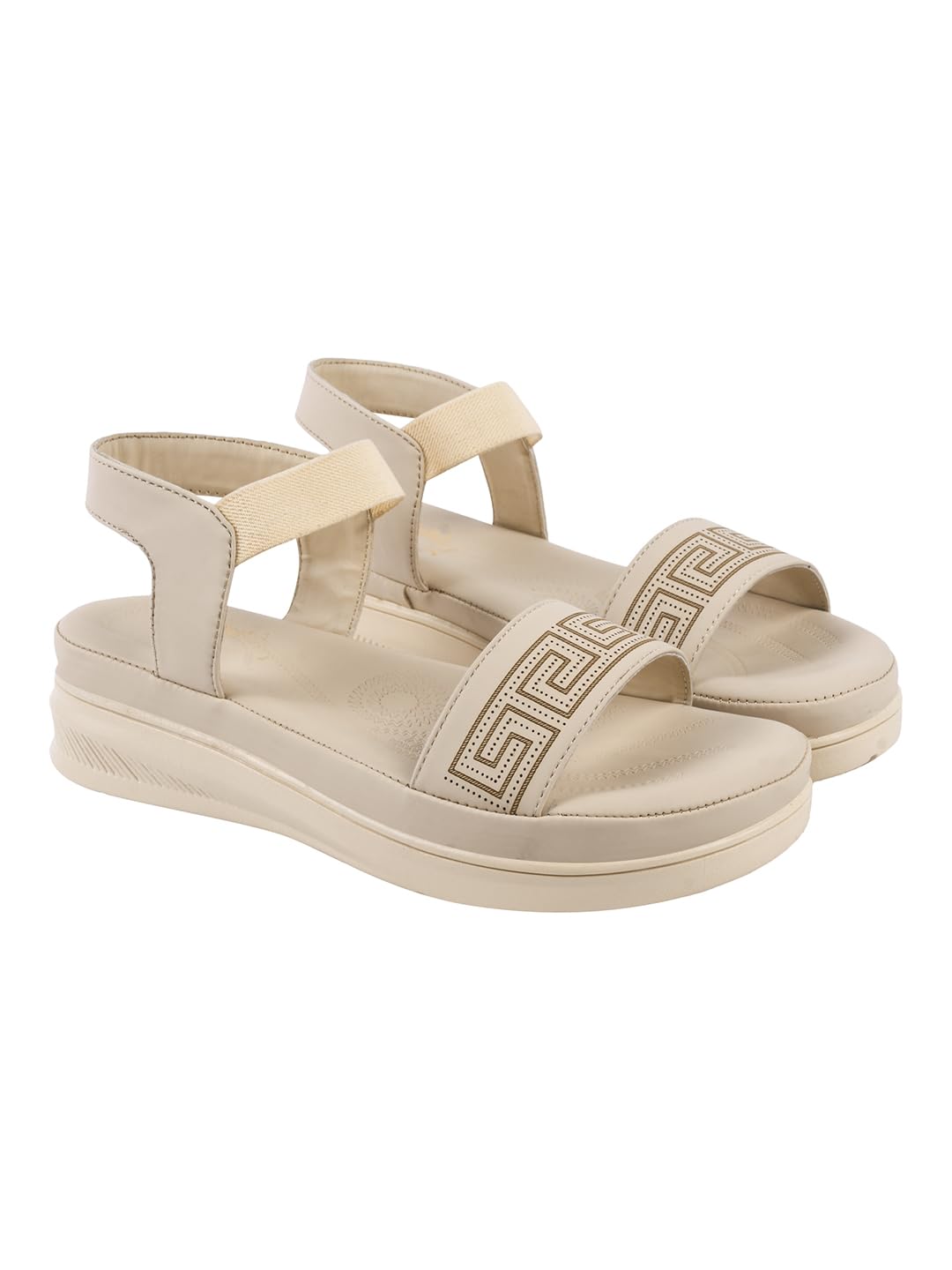 Shoetopia Orthopedic Doctor Sole Sandals for Women & Girls|Cushioned Footbed|Lightweight|Everyday|Outdoor Use