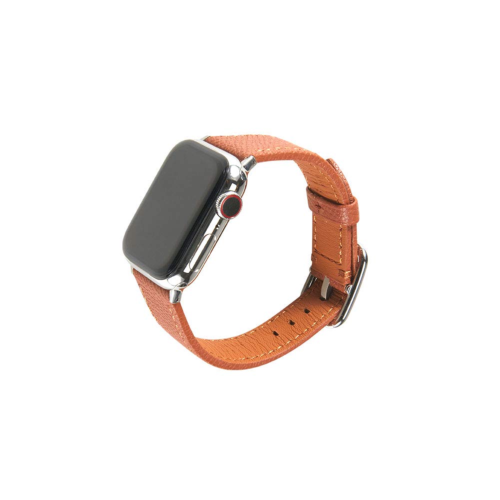 Leather Bands Compatible with Apple Watch Band 38mm 40mm 41mm 42mm 44mm 49mm for Women Men Genuine Leather Replacement Band for iWatch Ultra 2/1 SE SE2 Series 9 8 7 6 5 4 3 2 1