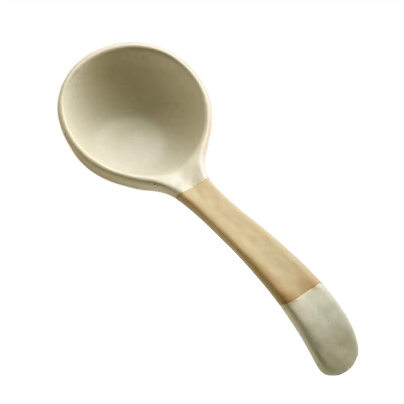 Cuillère à mélanger en céramique pour des soirées soupe et ramen cocooning