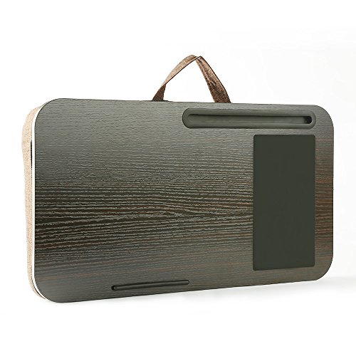 HOME BI Lap Desk for Laptop with Built-in Mouse Pad and Cellphone Tablet Holder, (Fits up to 17.3" Laptop)