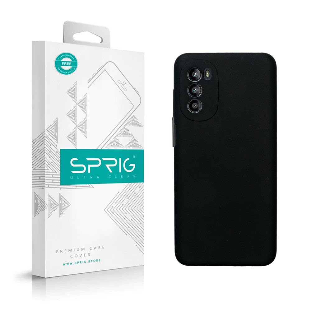SPRIG Compatible with Motorola G62 5G Liquid Silicone Premium Back Cover Drop Tested Shock Proof Mobile Case for Men, Women, Boys and Girls with Camera Protection (Black) (B0C9HW3KN1) Amazon Price History, Amazon Price Tracker