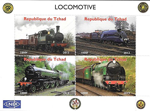 Francobolli da collezione - Treni Locomotive e