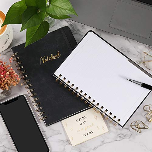 Ruled-NotebookJournal-Hardcover-Lined-Notebook-with-White-Thick-Paper-College-Lined-Journal-with-Twin-wire-Binding-6384-Perfect-for-Office-Home-School-Business-Writing-Note-Taking