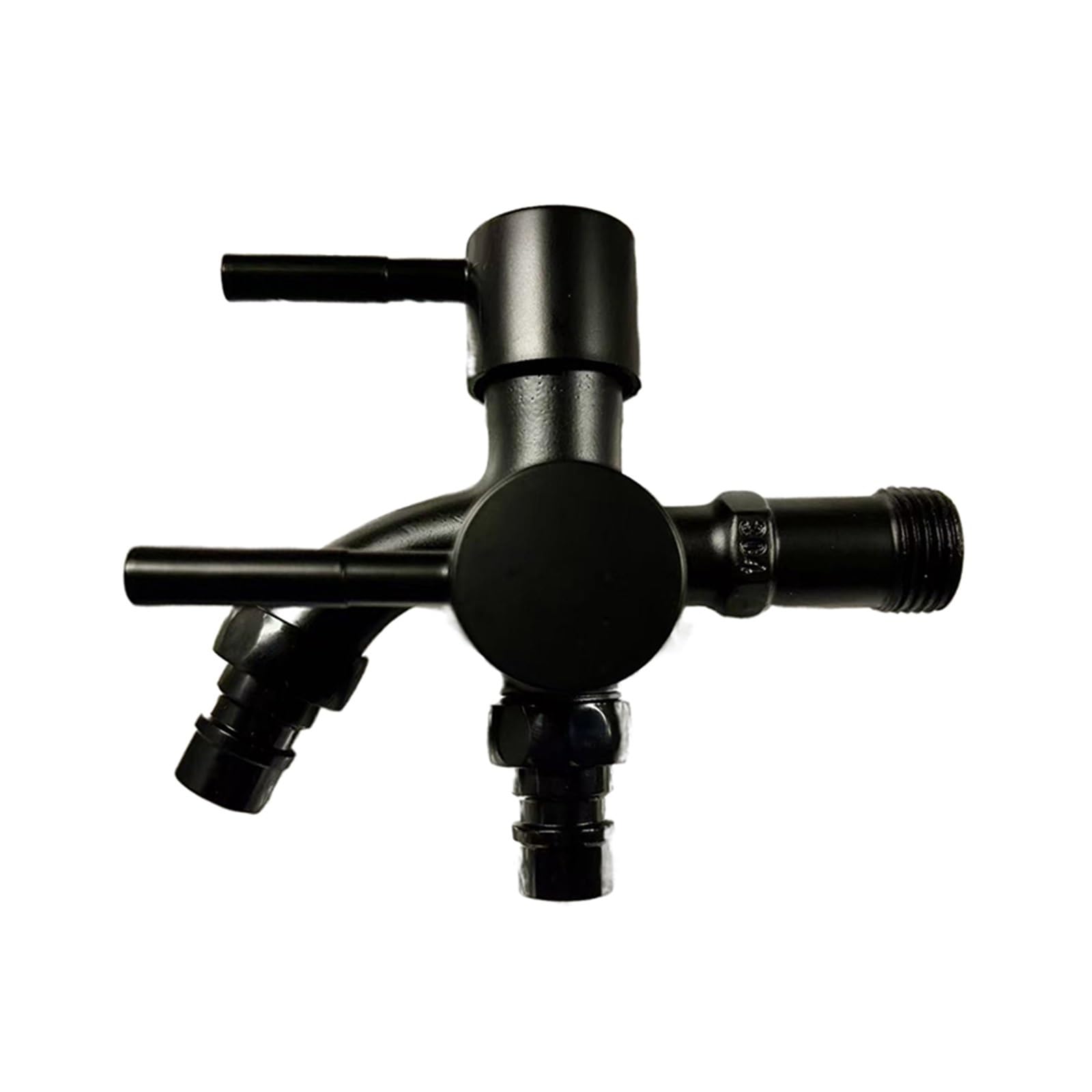Multifunction Double-Outlet Washing Machine Faucet 304 Stainless Steel Faucet One Into Two Out Outdoor Garden Sink Pool Faucet(A3)