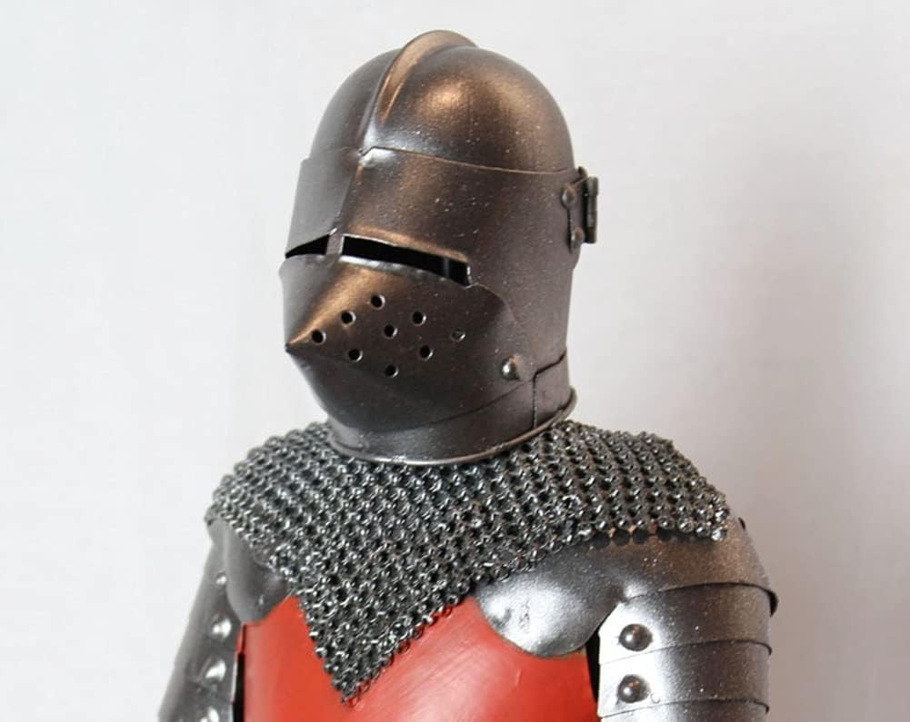 Home Decorationsmedieval Small Armor Knight Model European Craft Samurai Desktop Ornament (Color : A)