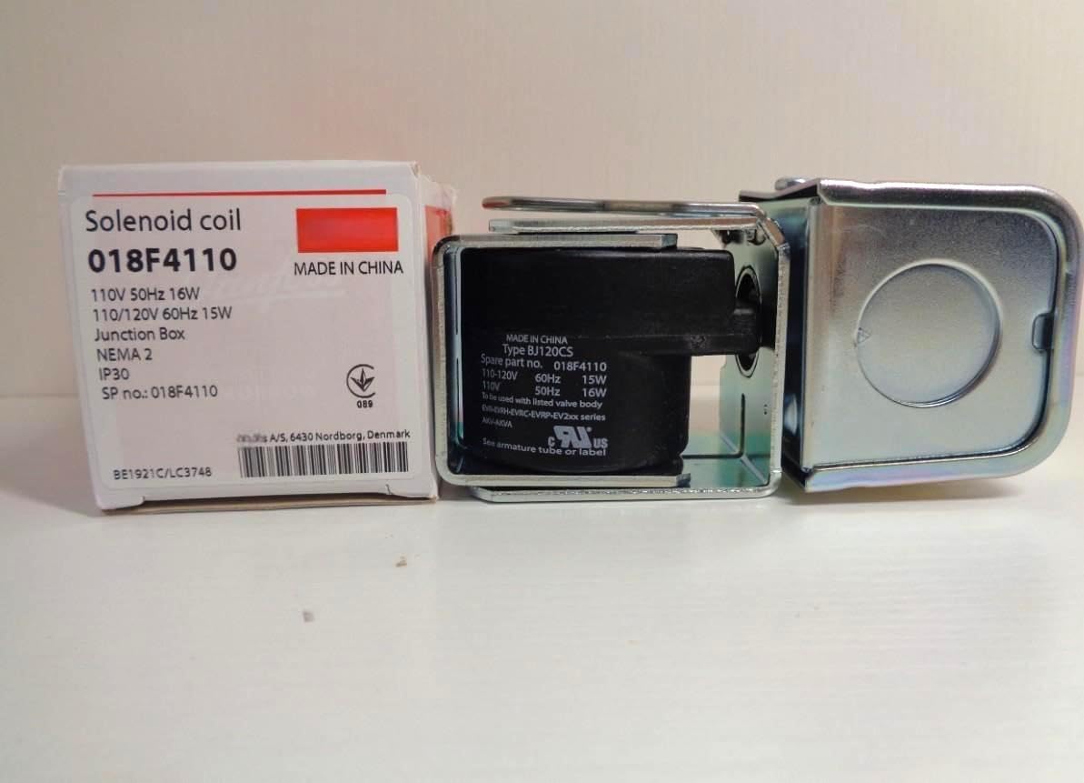 018F4110=BJ120CS,AC110,Electromagnetic Coil, Electrical Connection of Junction Box, Lead Length: 0.2 m,IP30,Original Packaging,Never Used,in Stock,Ship Now.