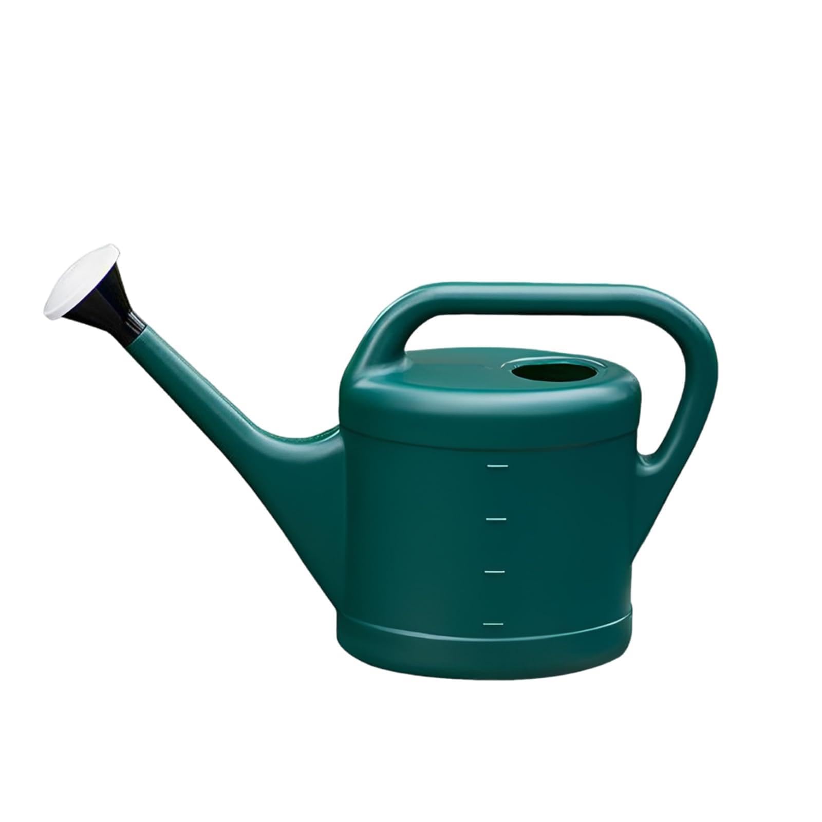 Arrosoir de jardin, récipient d'eau portable léger avec poignée, tête d'arrosage de grande capacité pour l'entretien des fleurs de jardin et de cour