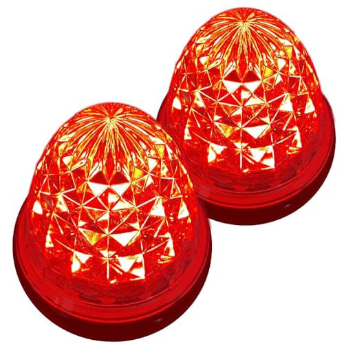 Amazon | 16連LED トラック 24v LED 赤発光 赤 丸形 サイドマーカー
