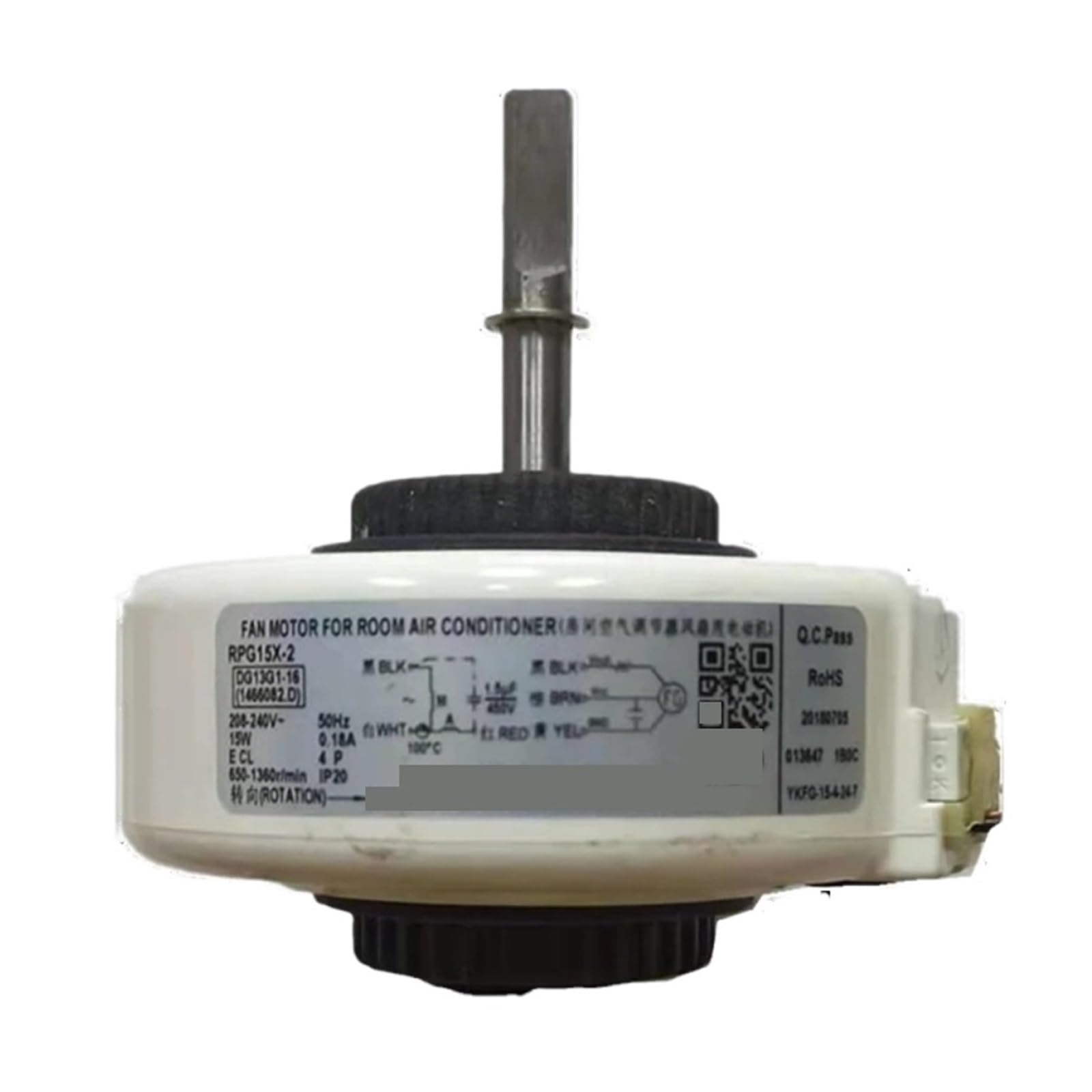 WUPLKCUIJ For Air Conditioner Indoor Unit AC Fan Motor RPG15X-2 220-240V 50Hz 15W Conditioning Parts