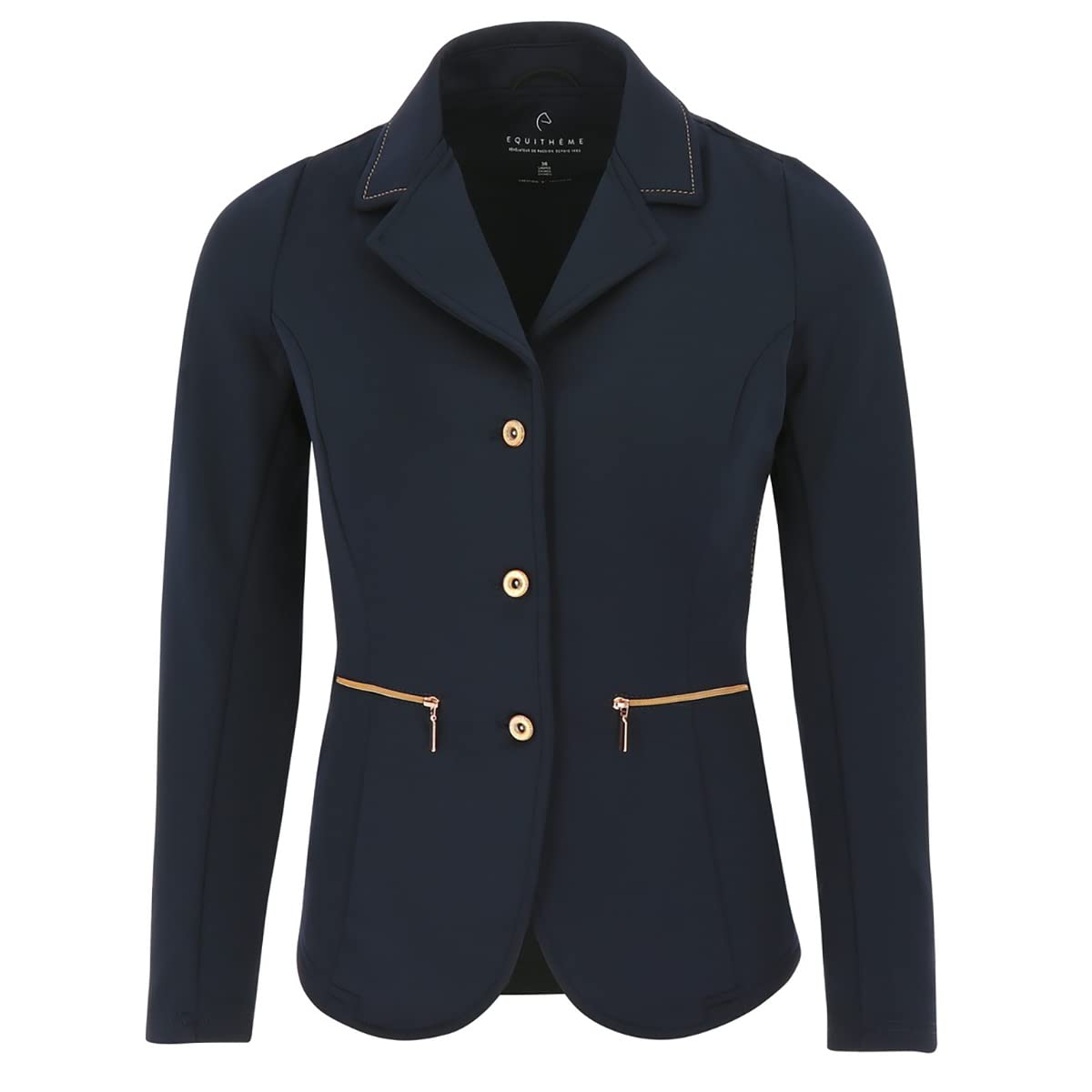 EQUITHEME Veste de Concours Athens - Enfant - Couleurs - Marine, Taille Enfants - 12 Ans
