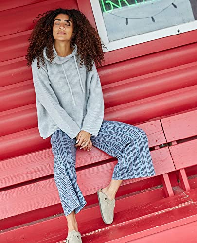 Toad&Co Chaka Wide Leg Pants North Shore Stripe Print MD 252