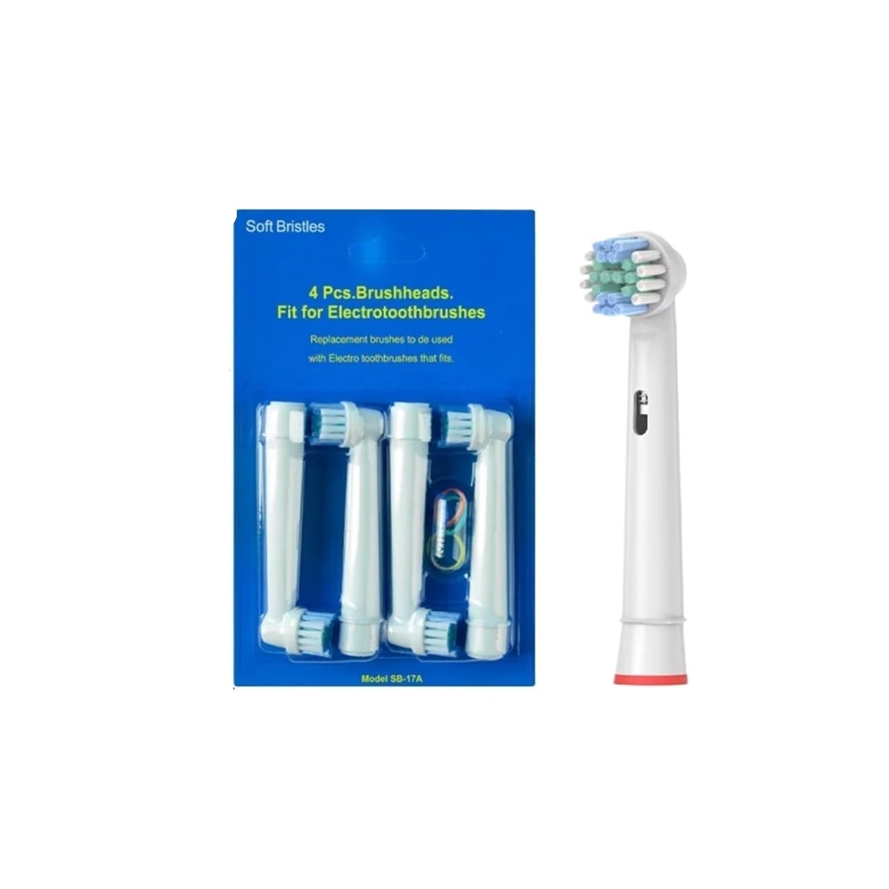 Cabezales de cepillo de repuesto for cepillo de dientes eléctrico, compatibles con OB, D100 D25 D30