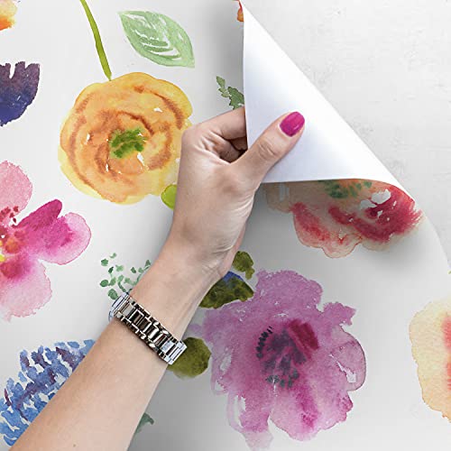 Papier Peint Jardin d'été Résistant pour Masquer les Défauts des Murs - 4