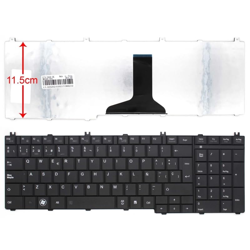 Teclado Compatible con Toshiba Satellite L755 L750D L750 L755D A000076190