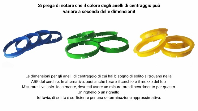 Anelli Centraggio Alluminio 66,6-57,1 Mm - 4 Pezzi Per Audi, Mercedes, VW, Seat, Skoda | Doo Engy - Foto 7