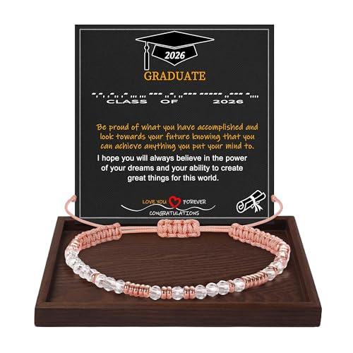 Image of Morse Code Bracelets for Women Mothers Day Gifts 2026 Graduation Gifts Mom Birthday Gift Pink Braided Bracelets Teen Trendy Stuff Inspirational Best Friend Birthday Gifts for Daughter Girlfriend Christmas Stocking Stuffers Jewelry