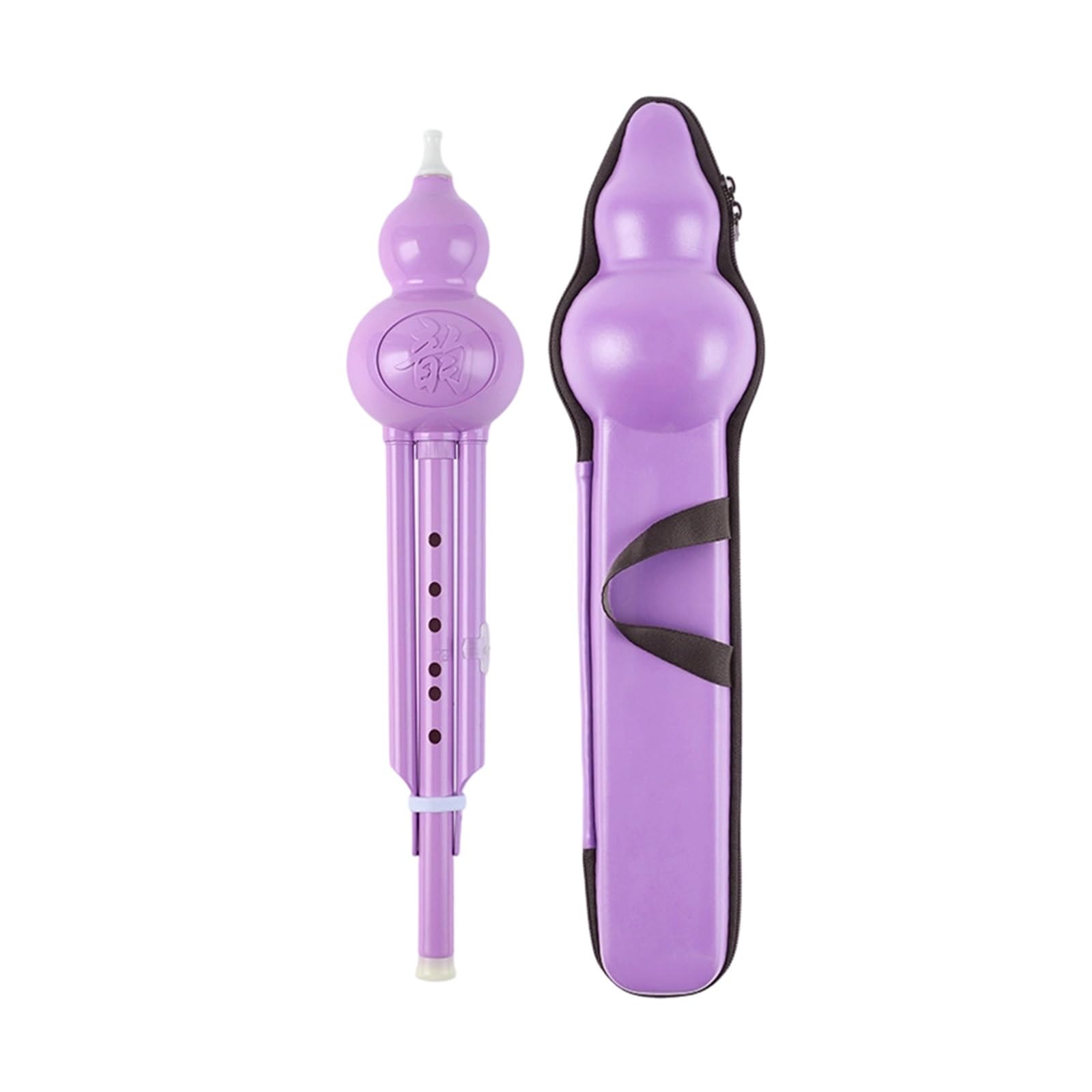 Strumento Di Pratica Per Principianti E Adulti In Resina Colorata Hulusi C O Bb(Purple,Bb Key)