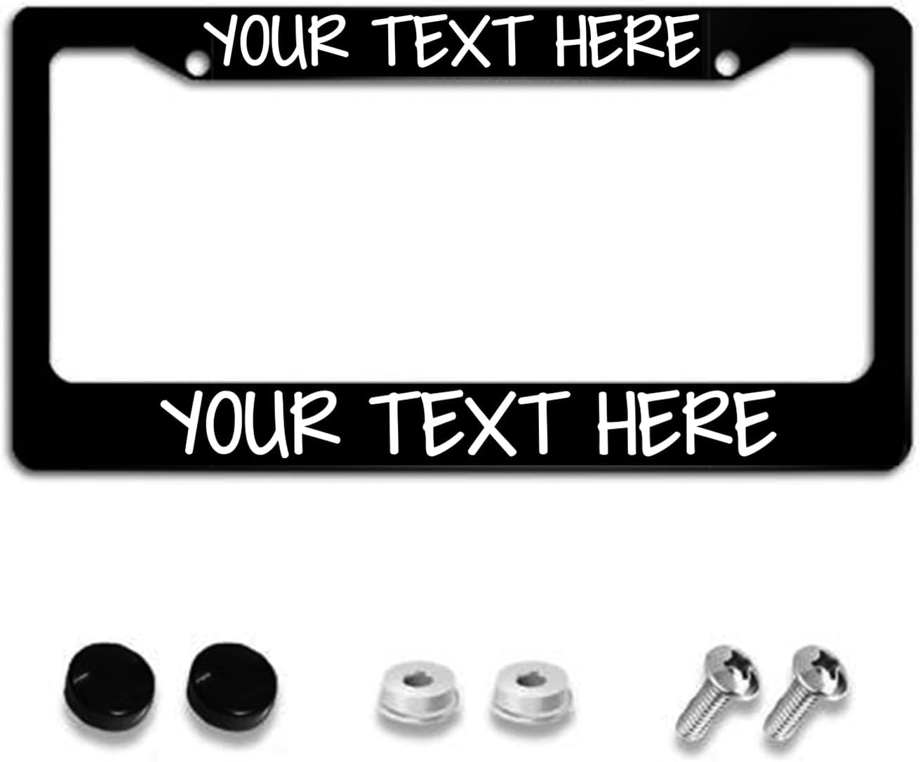 Custom License Plate Frame, Personalized License Plate Frame with Text