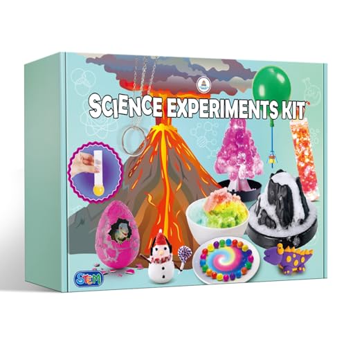 UNGLINGA Science Kits with 50 Experiments for Kids Chemistry Set