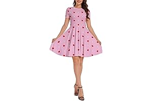 Women's Pink Valentines Day Dress