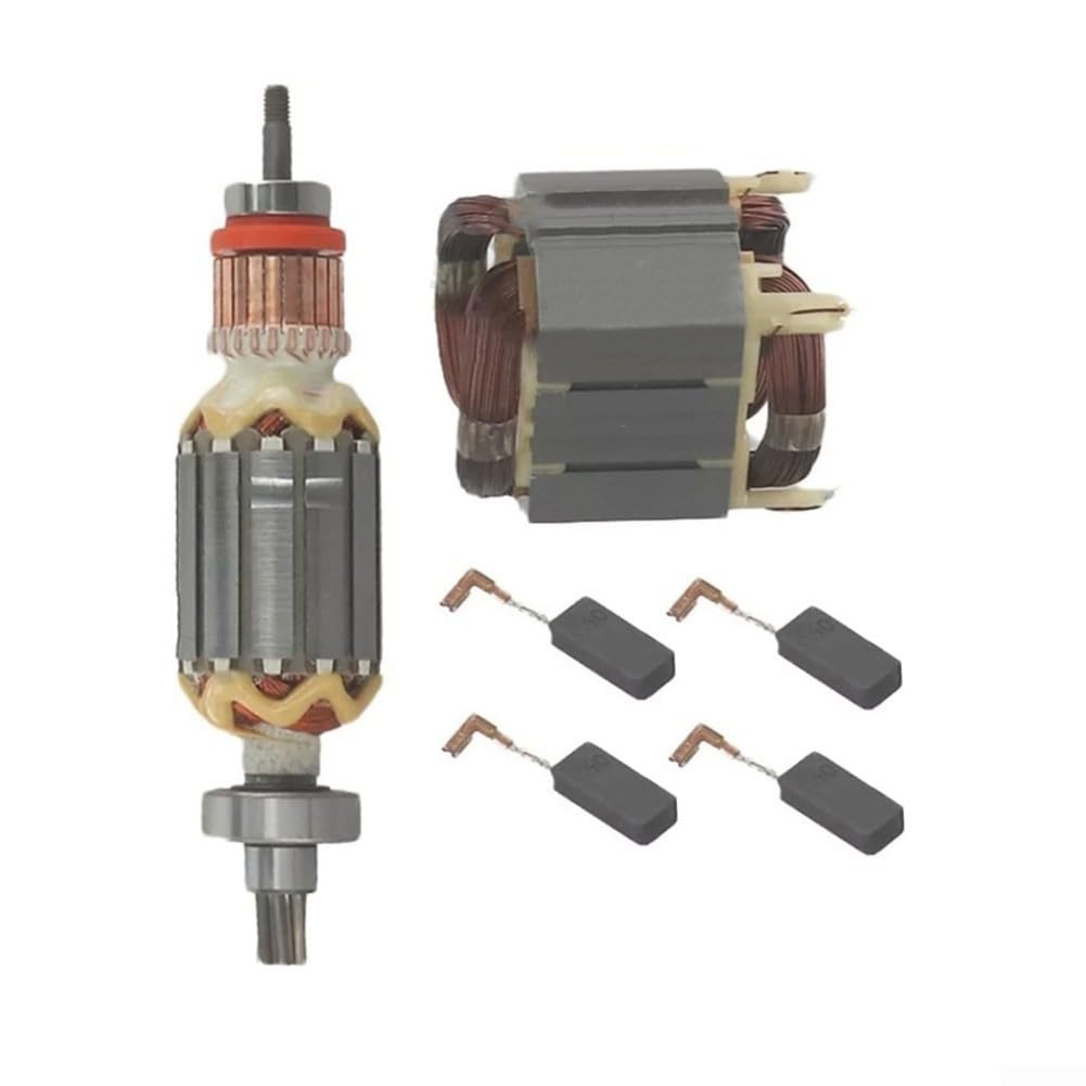 Set di spazzole di carbone per statore rotore per Makita HR4001C HR4010C HR4011C 513633-7 625758-6 CB350 Parti di ricambio per utensili elettrici Kit di 6 componenti in metallo