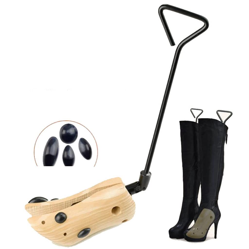 Schuhspanner, Stiefelverlängerung aus massivem Holz, hält modisch, praktisch, Starke Klammer, Gute Ergebnisse, solide Schuhspanner (Farbe: Natur, Größe: 35–38 Yards) (Natur 35)