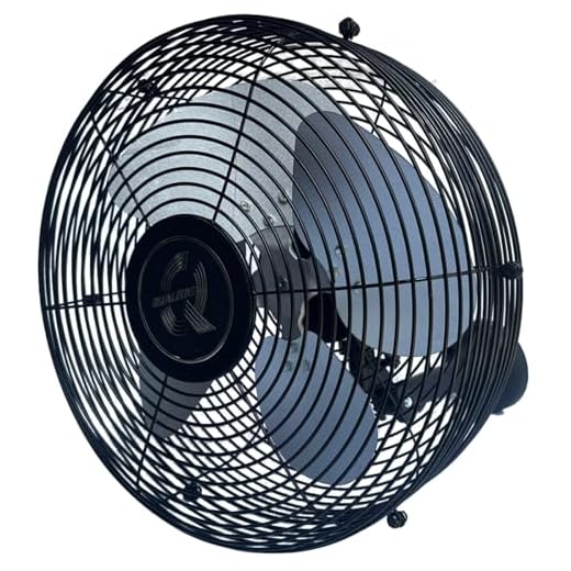 Ventilador de Parede Turbo 45cm de Alta Vazão Oscilante Preto Industrial Q450P Turbo Qualitas