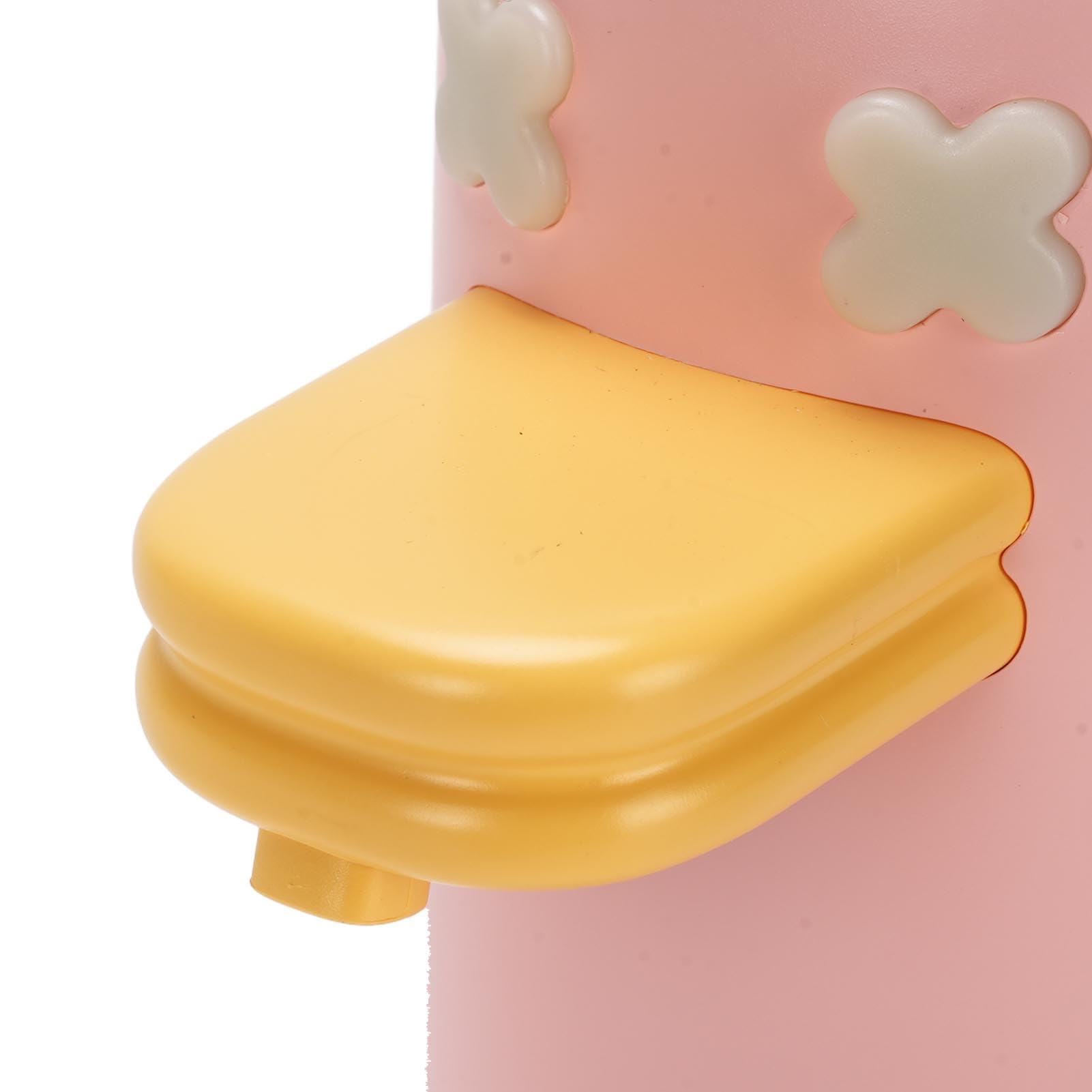 Cosiki Dispenser Automatico di Schiuma a Forma di Anatra, Dispenser Manuale con Rilevamento Intelligente, con Sensore Ad Alta Precisione con Batteria Ricaricabile da 1200 MAh, Ideale per Bagno, e