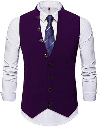 Sxfashbrd Mens Velvet Vest Slim Fit Suit Vests Waistcoat Business Formal Party Waistcoats for Wedding Groomsmen