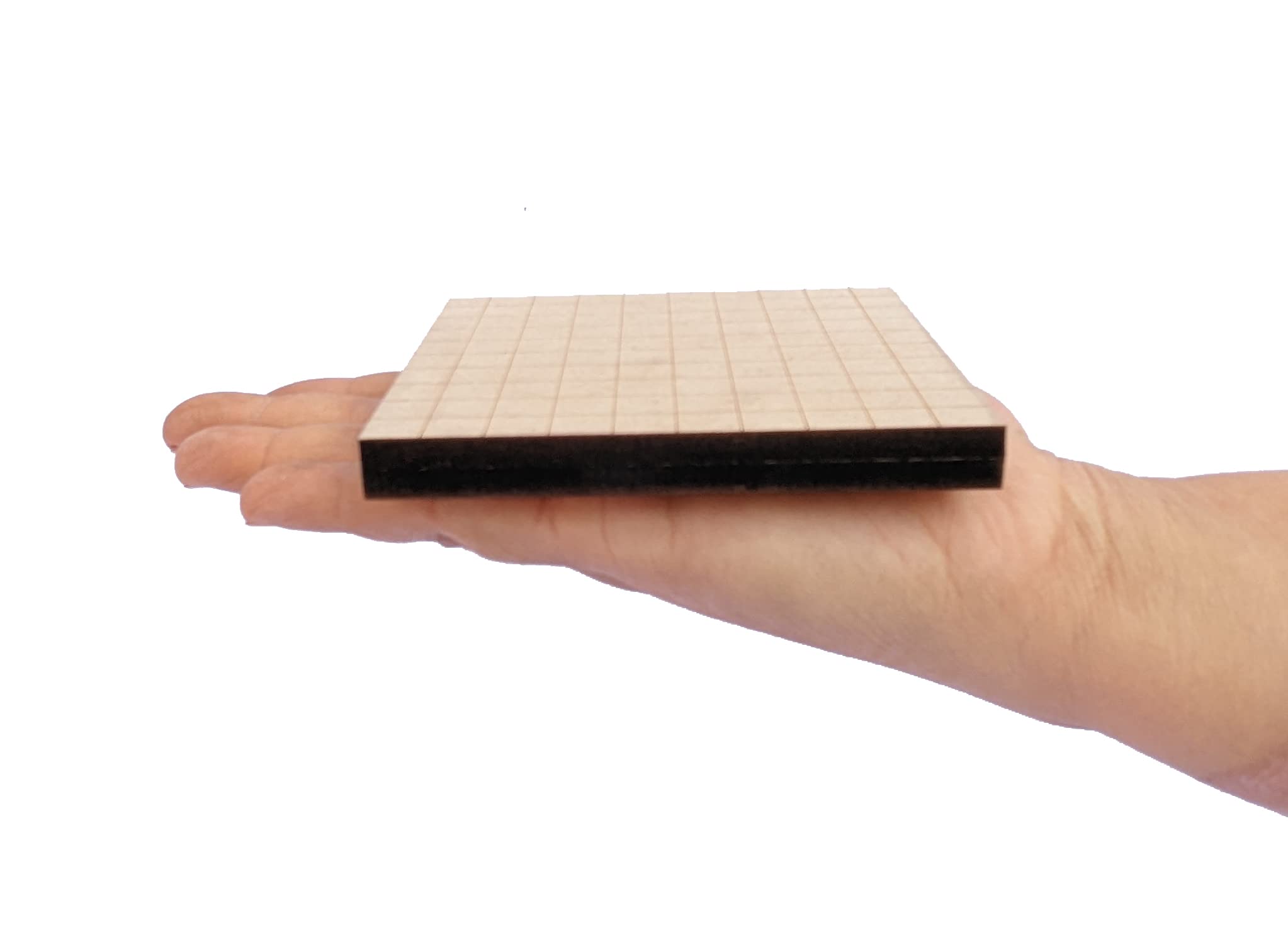 StepsToDo Base Ten Blocks Kit with Place Value Mats and Instruction Manual. Math Manipulative for Kids.Teach Number Concepts and Place Value (Only 10 Flats of Hundred)